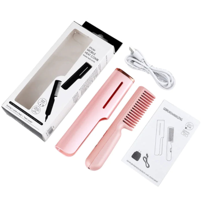 2-in-1 USB Heated Hair Comb