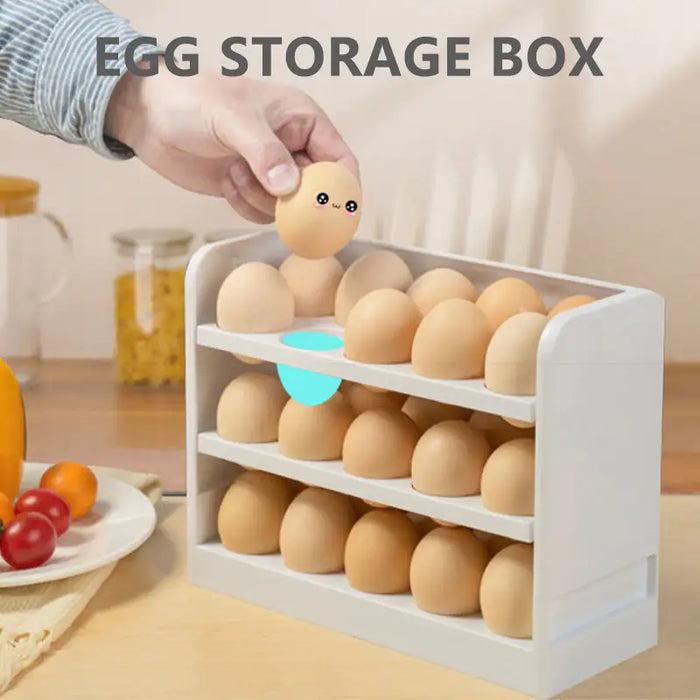 3 Layer Flip-Type Egg Storage