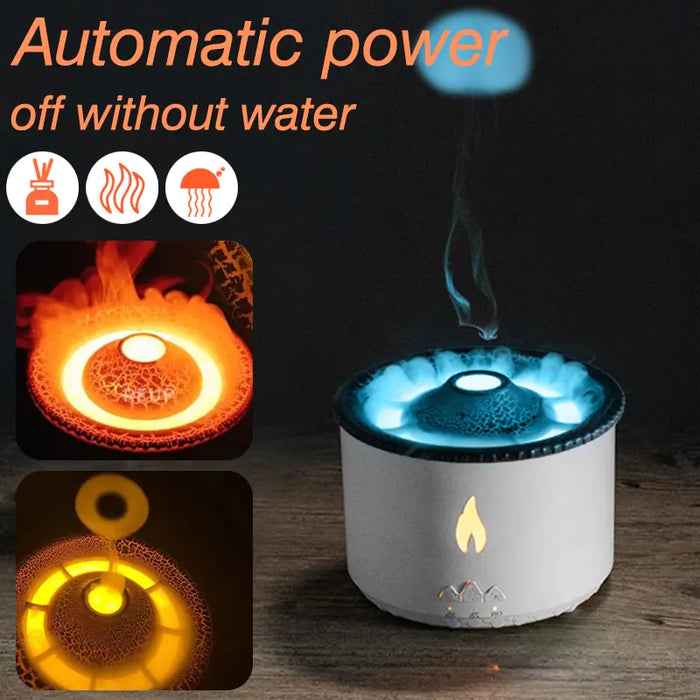 Volcanic Flame Air Humidifier Aromatherapy