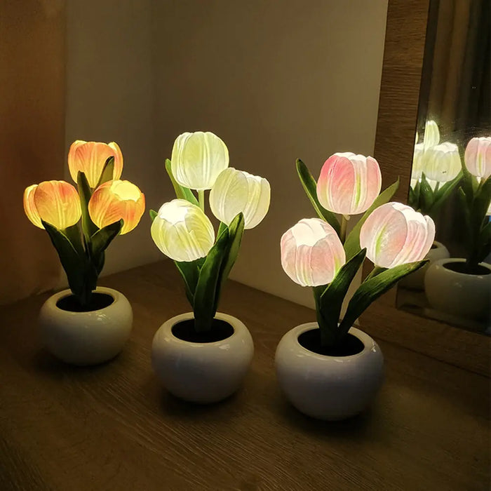 Flowerpot Potted Table Lamp